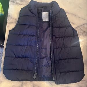 GAP Dark Blue Quilted Vest
